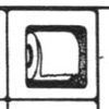 Detailzeichnung einer Flugzeugtoilette