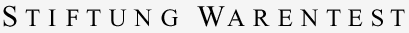 Logo "Stiftung Warentest"